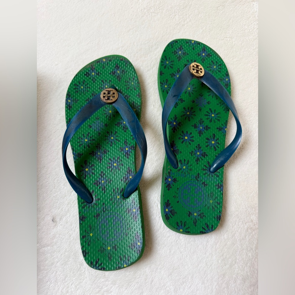 Tory Burch Blue Nile-Layton Flip flops size 7